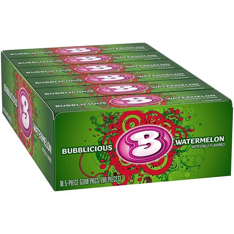 Watermelon Bubblicious Bubblegum18 Pack