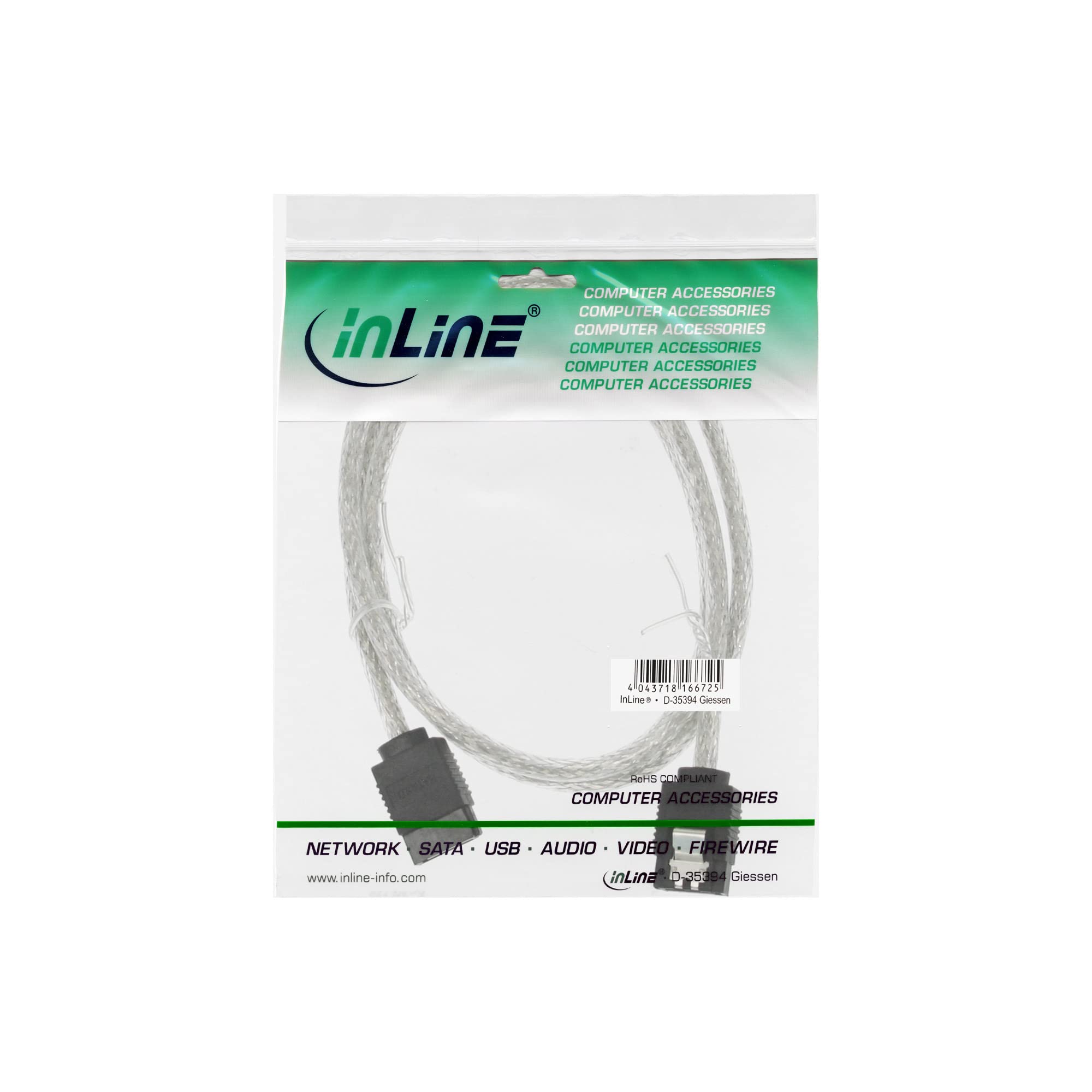 Inline 27705R SATA Cable - Internal Computer Data Transfer Cable