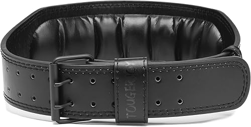 Miniatura 9 de Genuine Leather Weight Lifting Belt for Men Double Prong Power Belt Heavy Duty - Strong, Stabilizing Back Support for Deadlifts, Squats Powerlifting