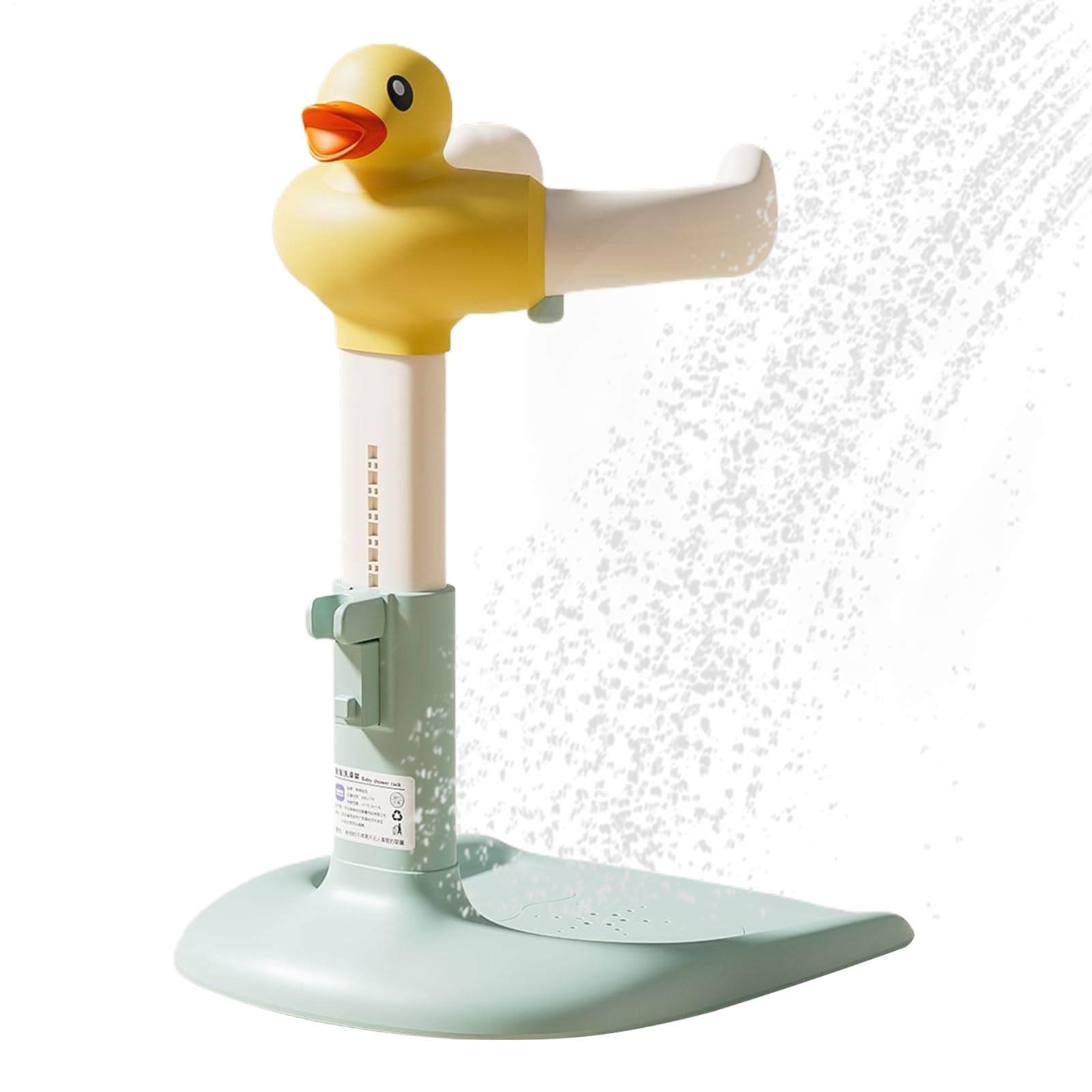 Soporte de Baño para Bebé, Soporte de Baño de Pie para Niños y | Niñas, Altura Ajustable con Base Antideslizante para Bebés de 6 a 24 Meses
