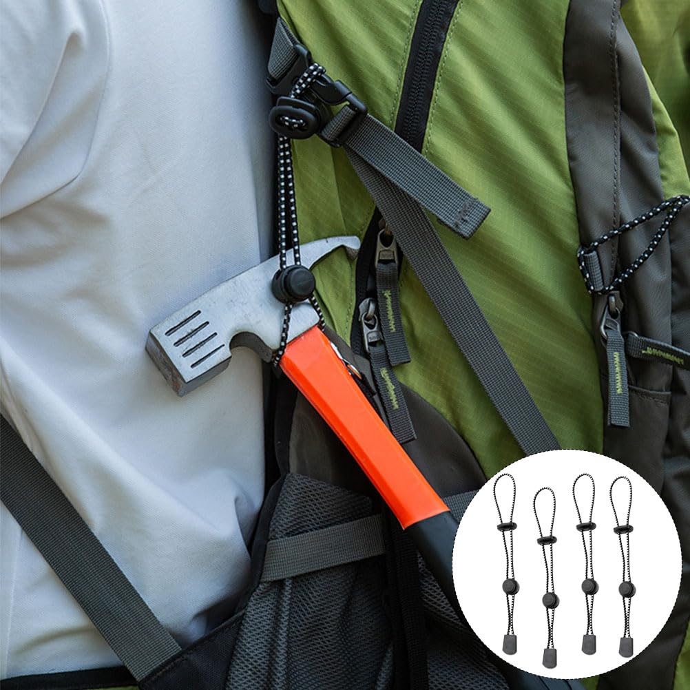 Fc'Noqgn 4pcs Sac à Sécurisant La Randonnée Bâton Support De Corde élastique