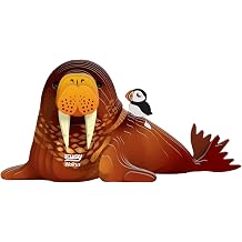 EUGY Walrus 3D Puzzle, 32 Piece Paper Craft Kit for Kids 6+