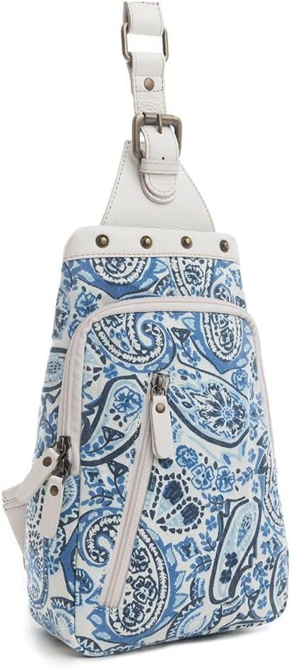 Myra Bag Sling Bag for Women - Western Upcycled Leather Crossbody Handbag Ivory