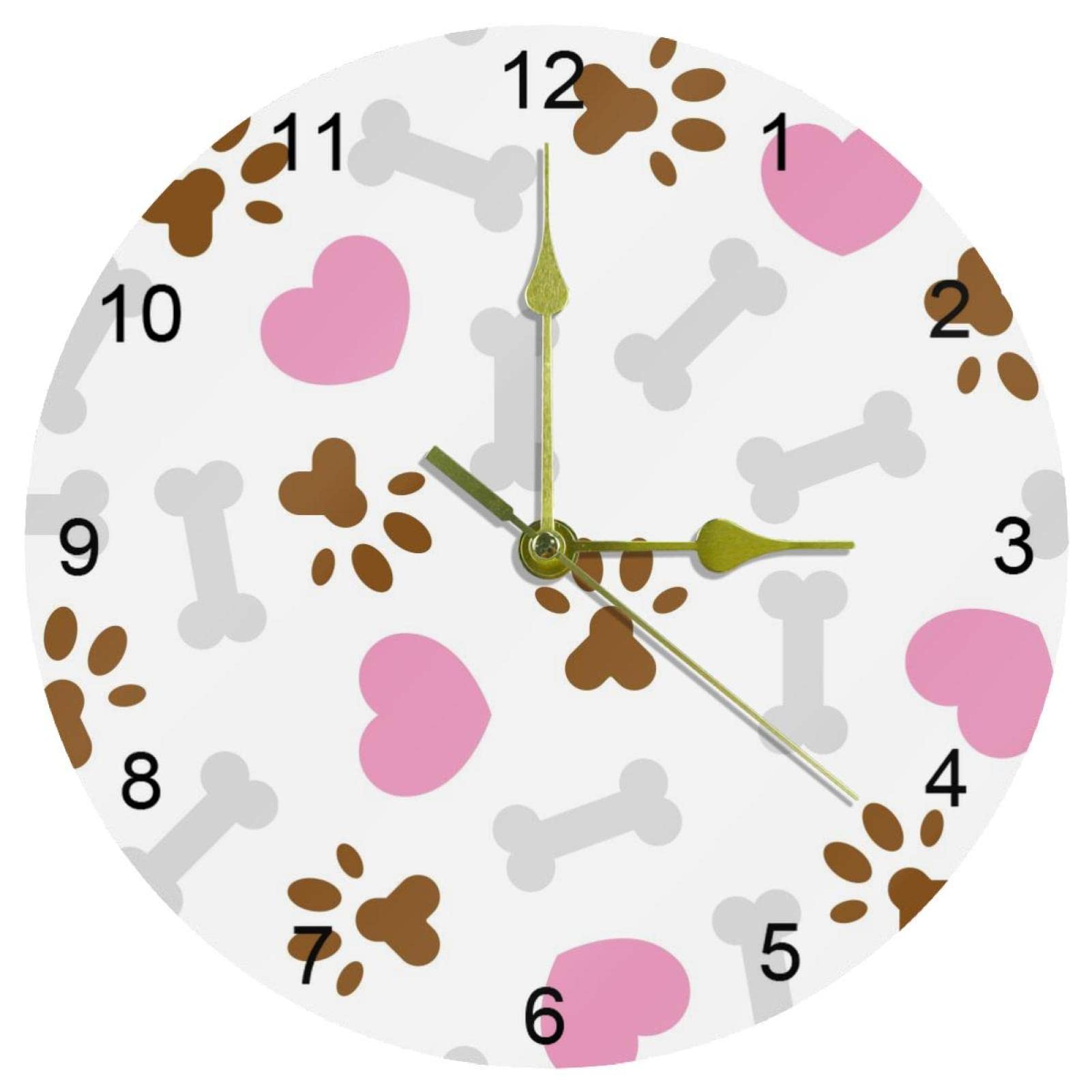 Horloge murale silencieuse résolvant le problème du tic-tac dans votre cuisine