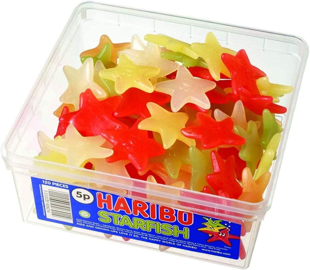 Haribo Starfish (Tub of 120) by Haribo