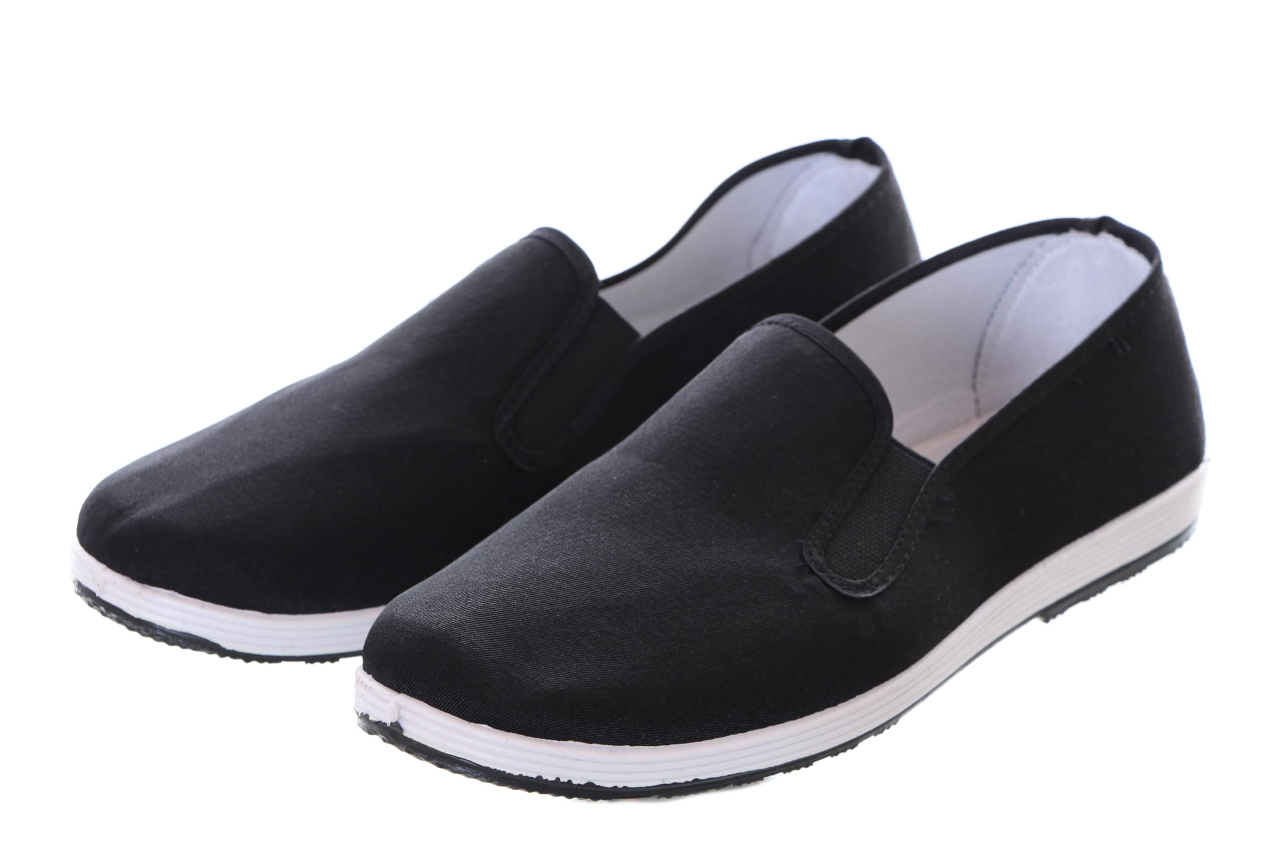 Kungfu artes marciales chinas Taichi Wushu ocio tela zapatos mocasines negro antideslizante