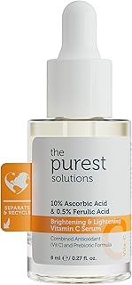 The Purest Solutions Aydınlatıcı ve Cilt Tonu Eşitleyici C Vitamini Cilt Serumu, Seyahat Boy 8 ml