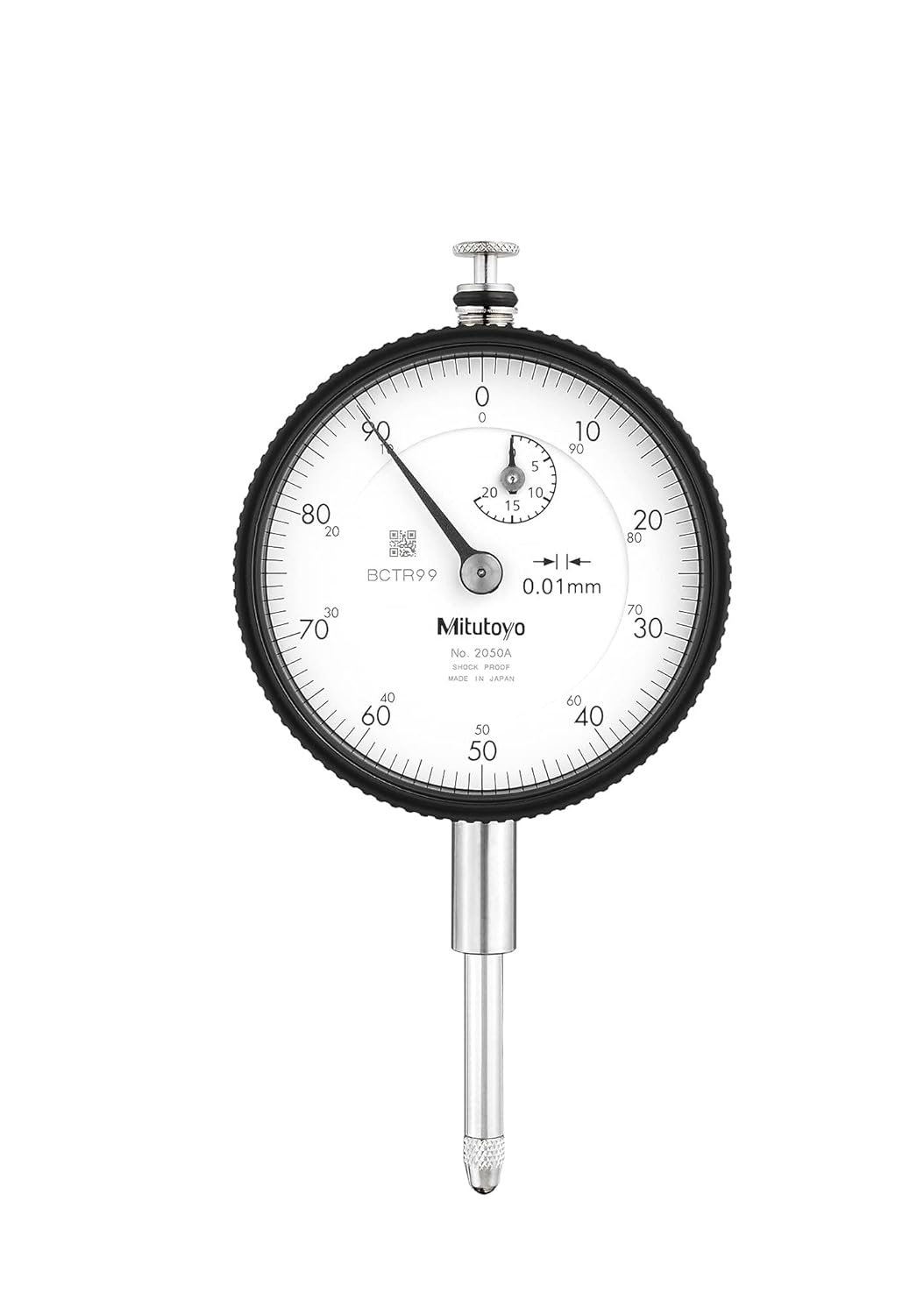 Mitutoyo 2050A Dial Indicator DG 0.01 Grad, 0-20mm Range
