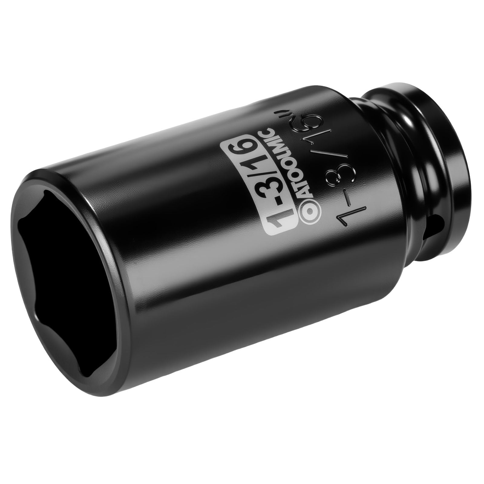 1/2" Drive x 1-3/16 Inch Deep 6PT CR-MO Impact Socket for Removing Axle nut