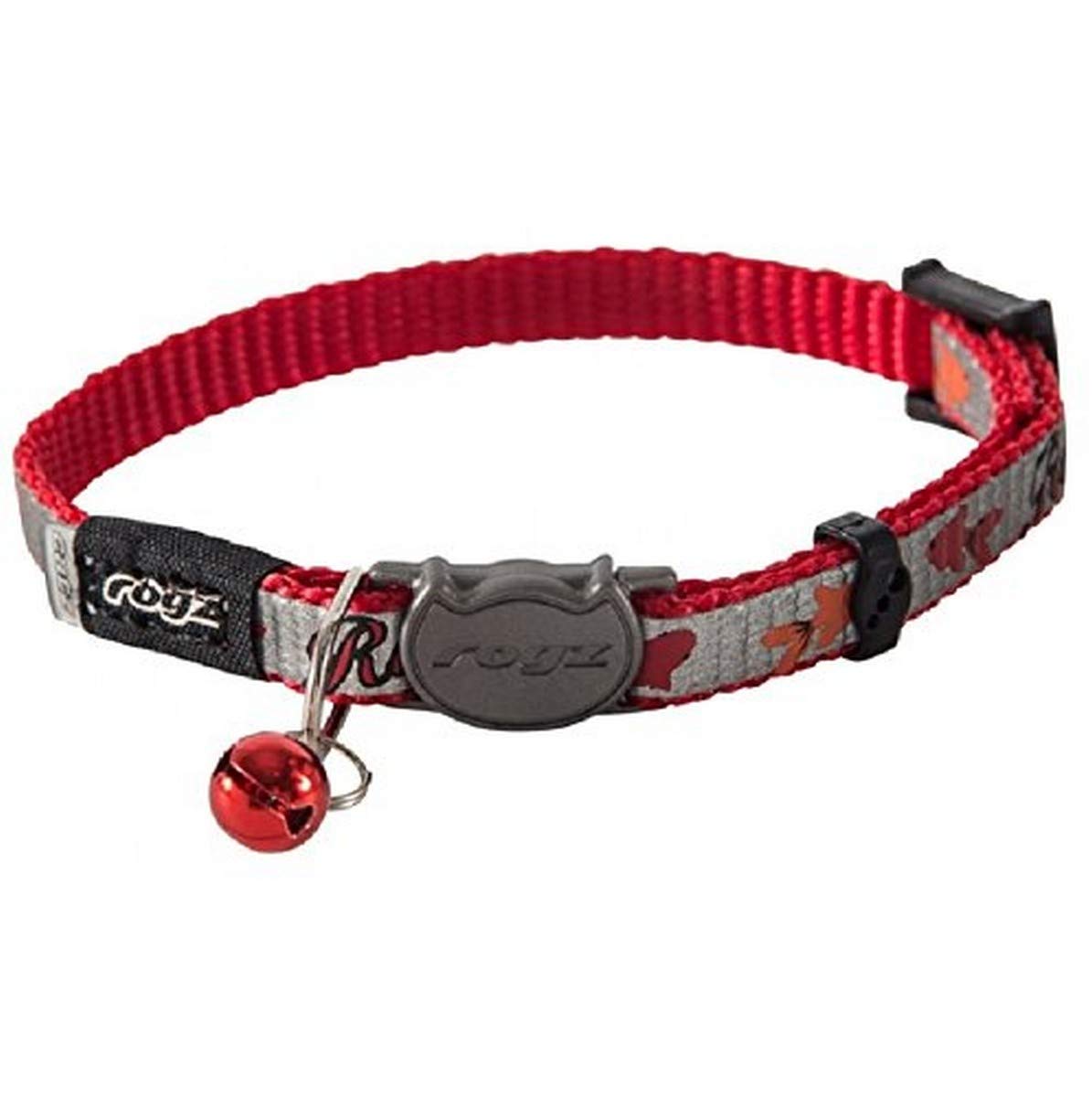 RogzReflectocat Collar Red Fish X-SMALL