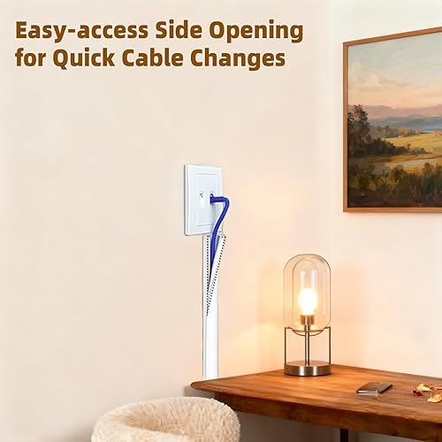 Miniatura 2 de Ocultador de cable de 39 pulgadas para TV montado en la pared, adhesivo de un cable para pared, kit de cubiertas de cable para cables que se