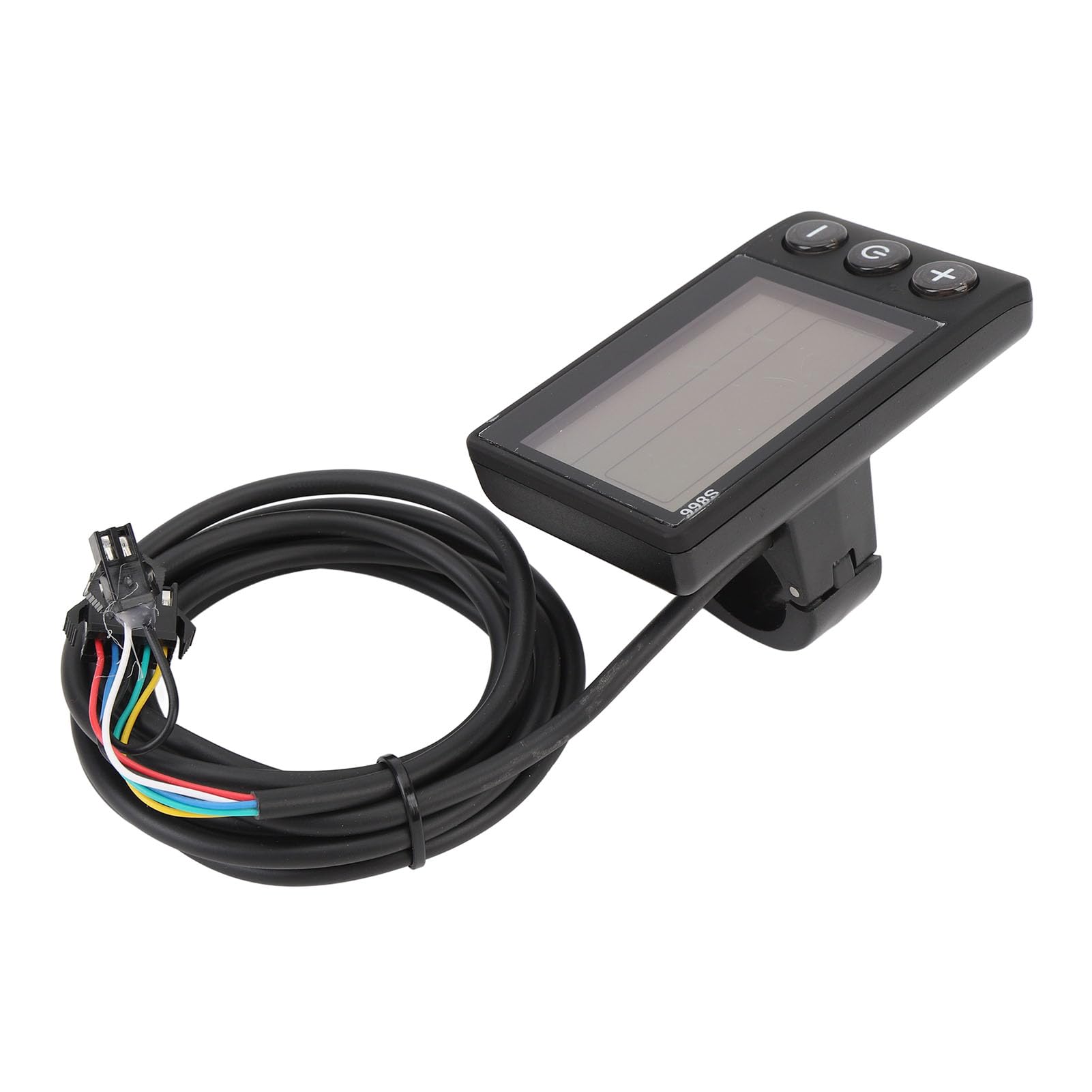 Tbest Panneau D'affichage LCD de Scooter, Panneau de Commande de Scooter électrique avec Matériau ABS adapté au Guidon de 22, 2 Mm pour Le Cycle électrique