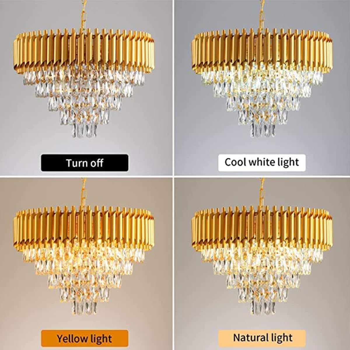 JACKAL Crystal Chandelier - Modern Luxury Pendant Light -2