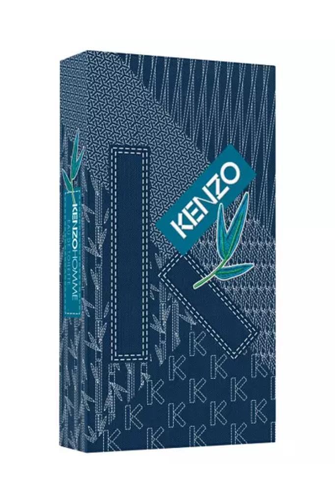 Kenzo Men Set (M) EDT Spray 3.7 Oz Shower Gel 2.5 Oz X 2 in Gift Box