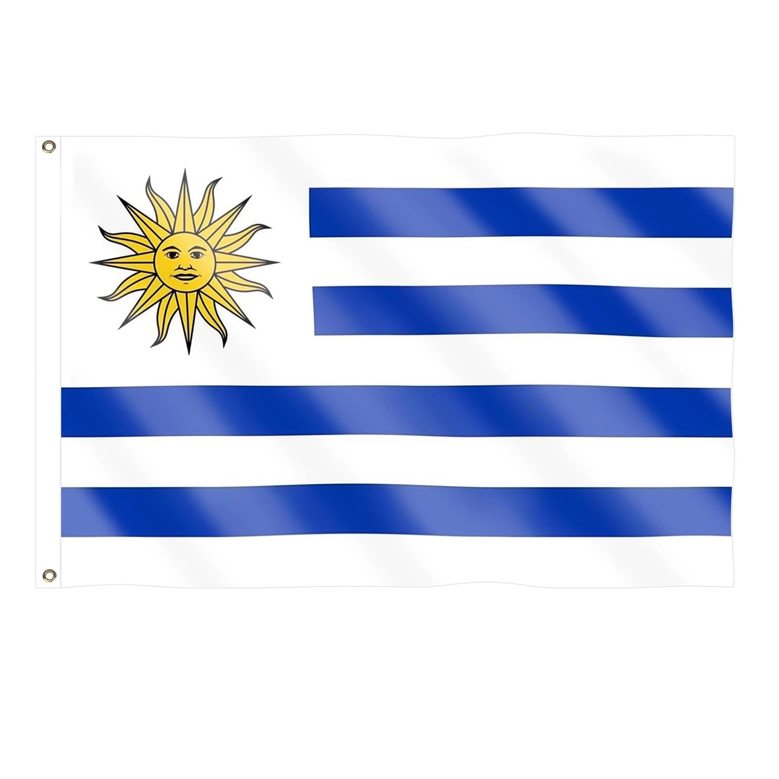 World Cup 2026 Flag - Official National Flag 5ft X 3ft Large Double Sided With Brass Eyelets USA Canada Mexico (Uruguay) — image 1
