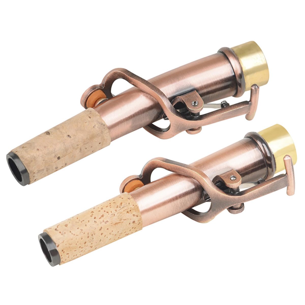 Totority 2 Stück Messing Saxophon Sopran Blattschraube mit Polierter Oberfläche Robustes Saxophon Zubehör Zuhause