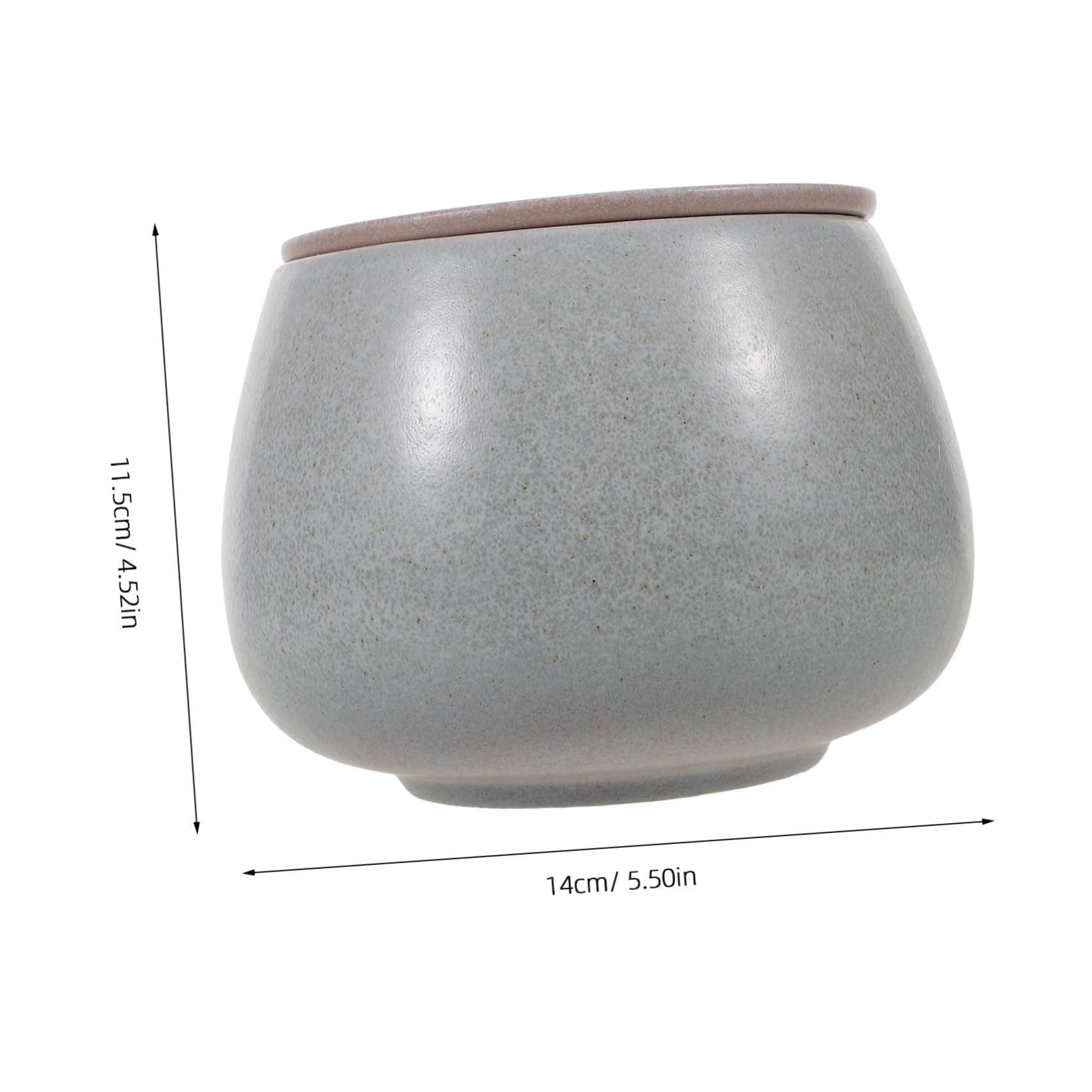 iplusmile Ceramiczny Zbiornik Do Filiżanek Do Herbaty z Filtrem i Pokrywą Pojemny Zbiornik Odpady Herbaciane Eleganckich Ceremonii Herbacianych Praktyczne Akcesorium Naczyń Herbaty