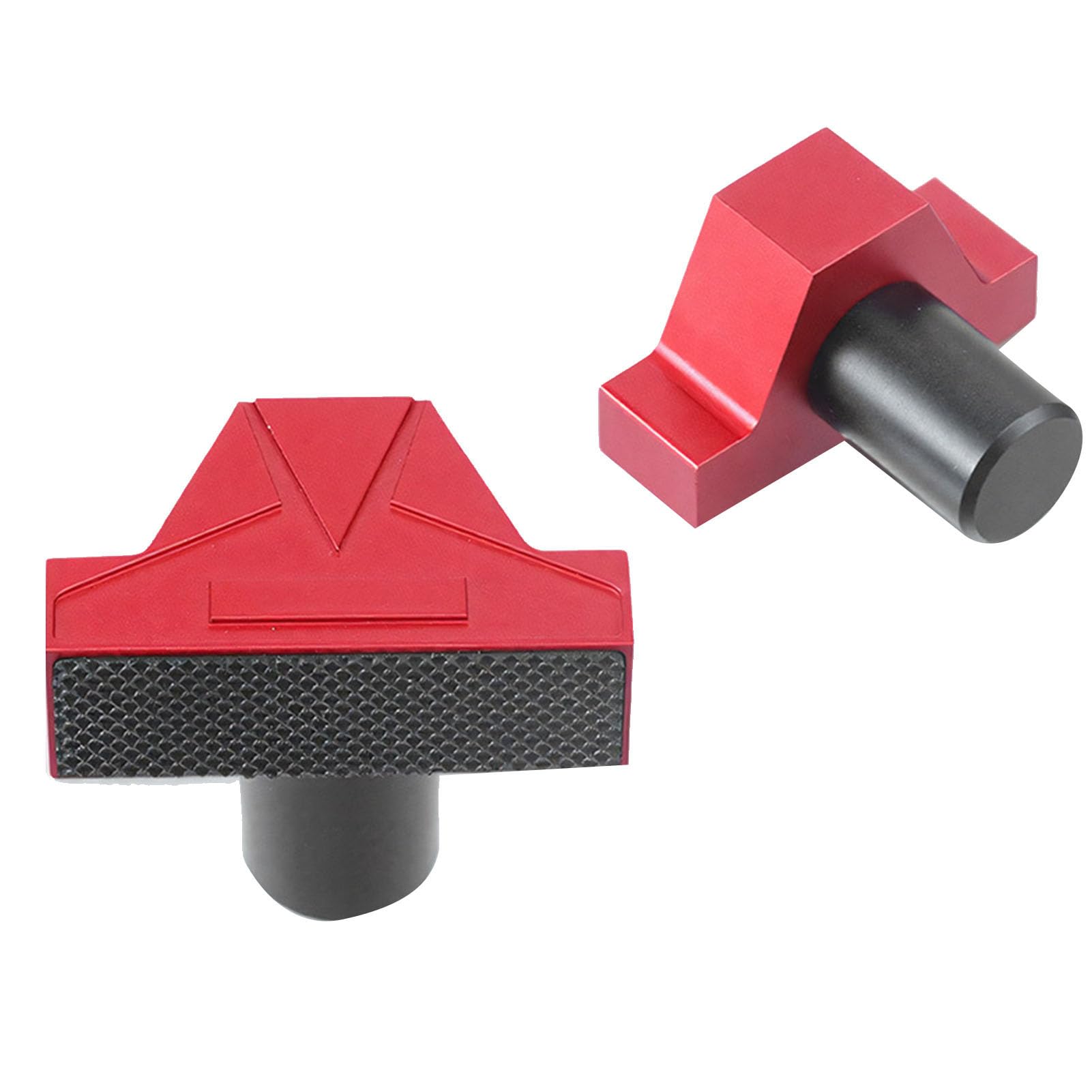 Fafeicy Bench Dogs 2 Pièces Pince de Chien de Banc en Alliage D'aluminium avec Tampons Antidérapants en TPU pour établis de Travail du Bois Diamètre de Trou de 20mm