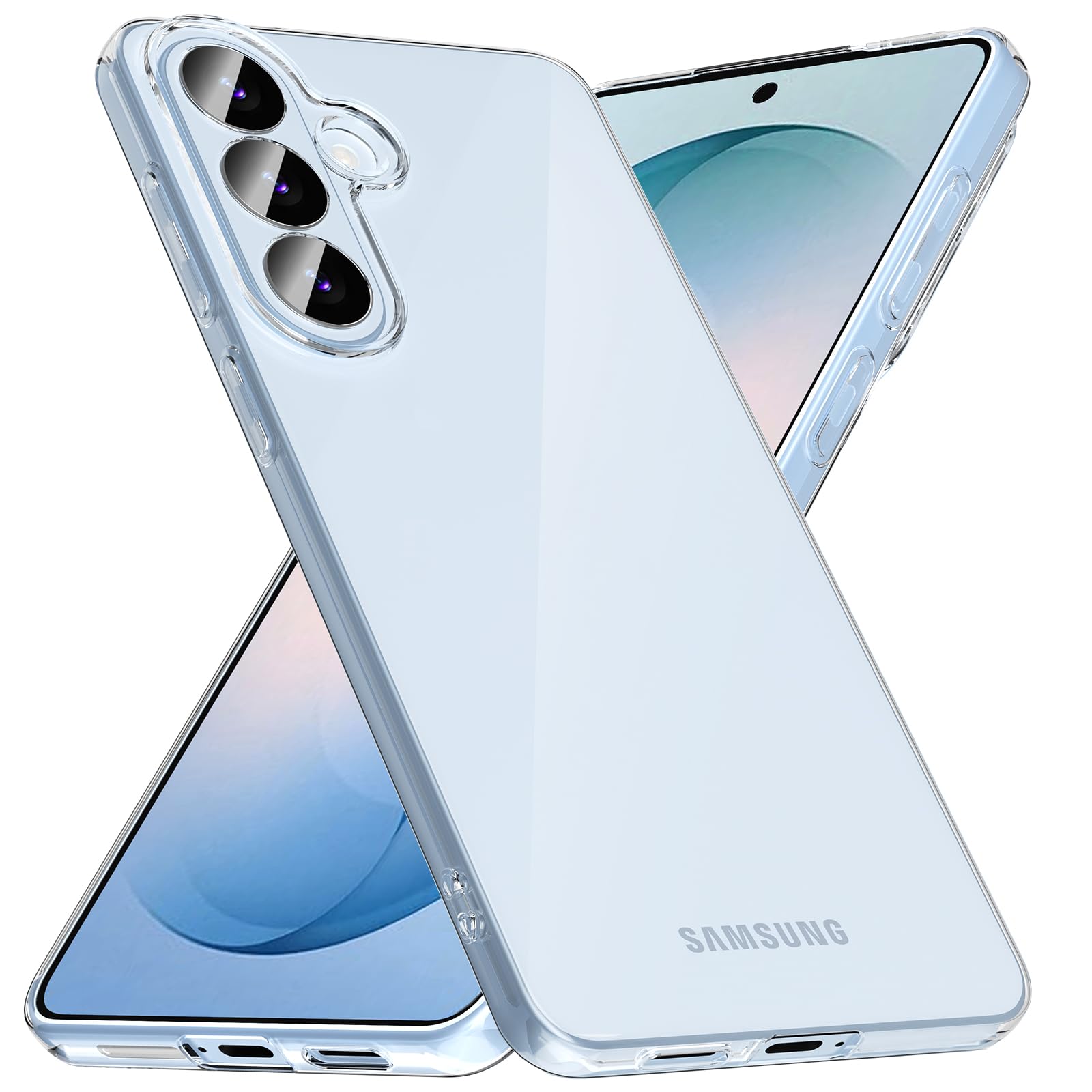 caslord Hülle Kompatibel mit Samsung Galaxy S26 [TPU Hülle] [Ultra Dünn] Transparent Stoßfest Schutzhülle Durchsichtige Kratzfest Handyhülle Case Cover