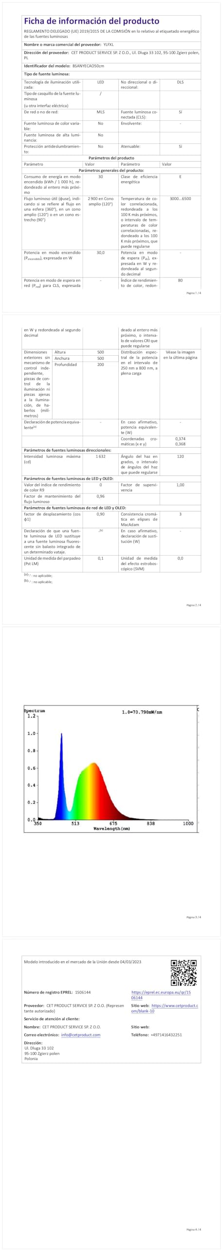 LED Lampara Techo Colgante, 30W Lamparas de Techo Salon Colgantes Moderna Regulable, Altura Ajustable Lámpara Comedor, Plafon Led Techo Lampara Colgantes para Comedor Cocina Dormitorio Salon,50cm