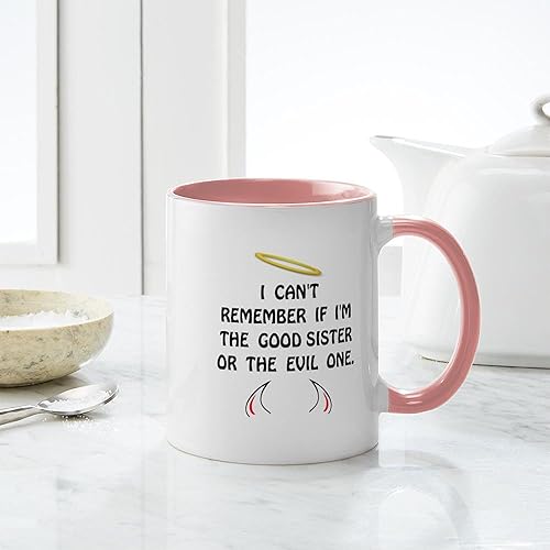 Miniatura 6 de CafePress Good Evil Sister Mug 11 oz (325 ml) Ceramic Coffee Mug