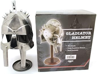 Gladiator Maximus Roman Spiked Helmet