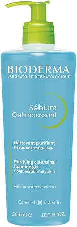 Sébium Gel Moussant - Gel de Limpeza Purificante Antioleosidade, Bioderma, 500 Ml