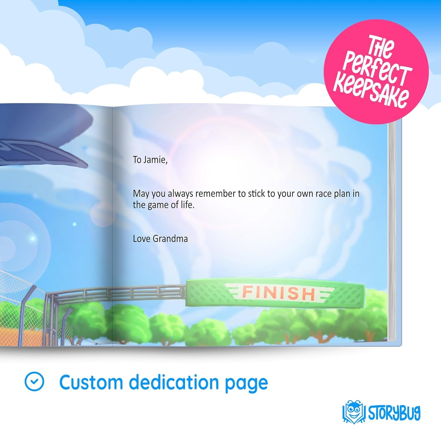 Personalized Race Car Story Book - Custom Gift idea for Boys - Car Personalized Story Book