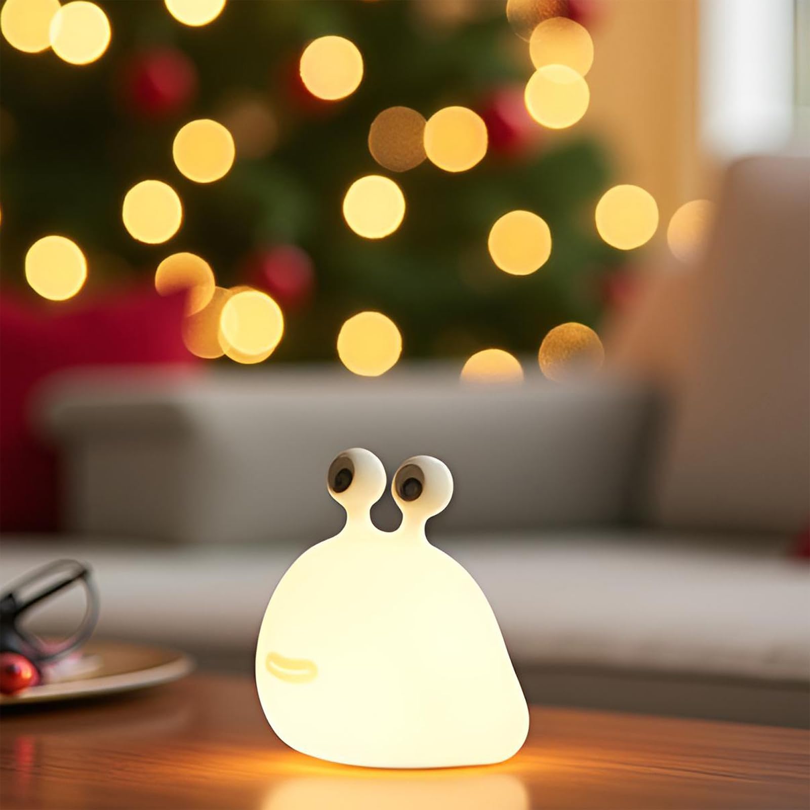 Linda luz nocturna para niños, regalos de cumpleaños, decoración de habitación, decoración de dormitorio para bebé, lámpara de silicona suave, caja de regalo