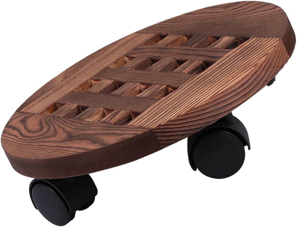 Flowerpot Holder Wheel Tray Wheel Flower Pot Tray for Bonsai Plant Stand Outdoor