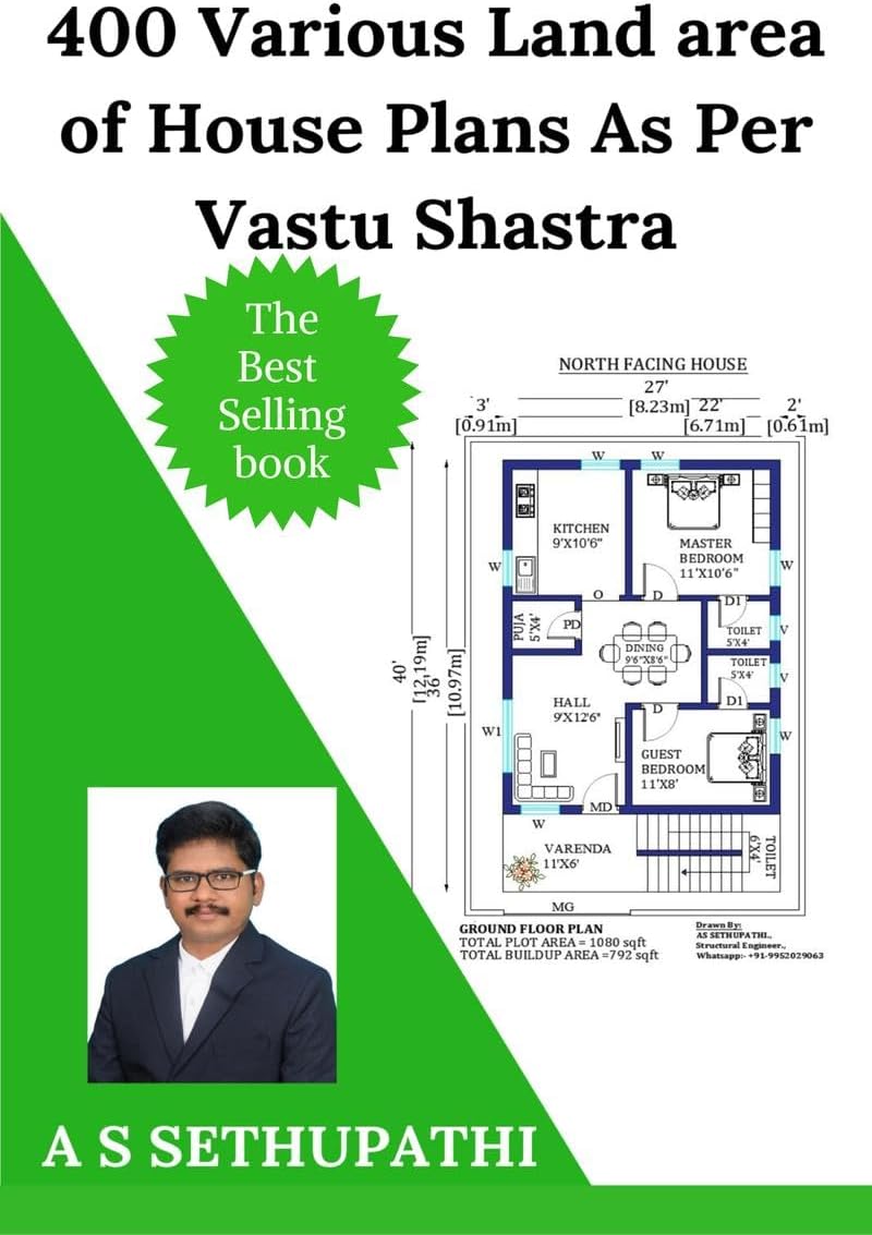 400 Various Land area of House Plans As Per Vastu Shastra