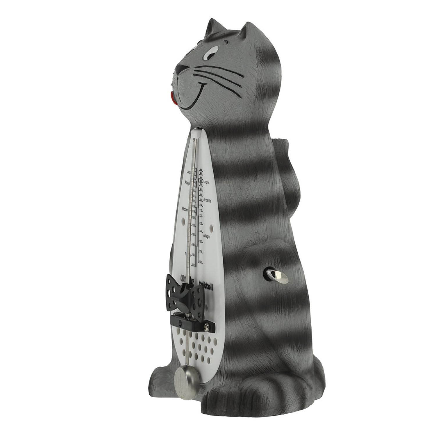 Wittner Kater 839021 mechanisch aufziehbares Metronom mit keepdrum Mikrofasertuch