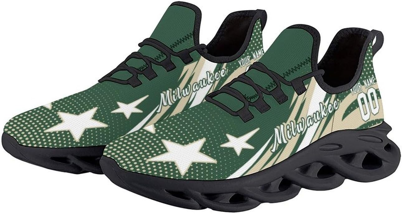 Custom City Basketball Flex Sneakers Personalized Name Number Athletic Shoes Fans Gifts Breathable Casual Shoes for Men Women