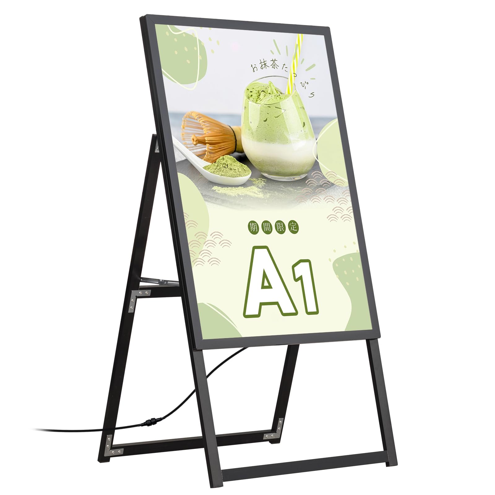 Amazon.co.jp: LED看板 A型スタンド看板 A1サイズ アルミ製 屋外対応