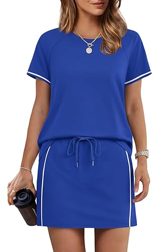 Sampeel 2 Piece Sets for Women Skirt Sets Summer Outfits