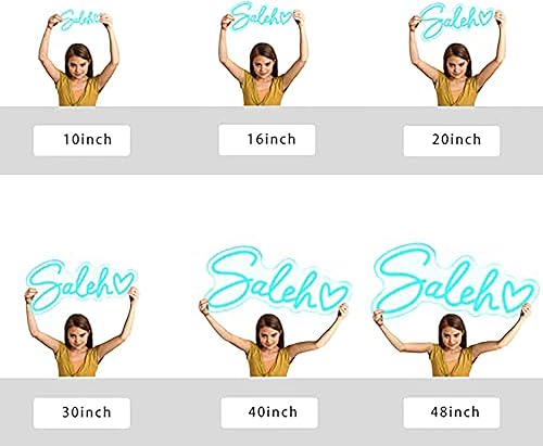 Vista 13 de IbayNawi Letreros de neón personalizados, letrero de neón personalizado para decoración de pared, letrero de neón personalizable para dormitorio