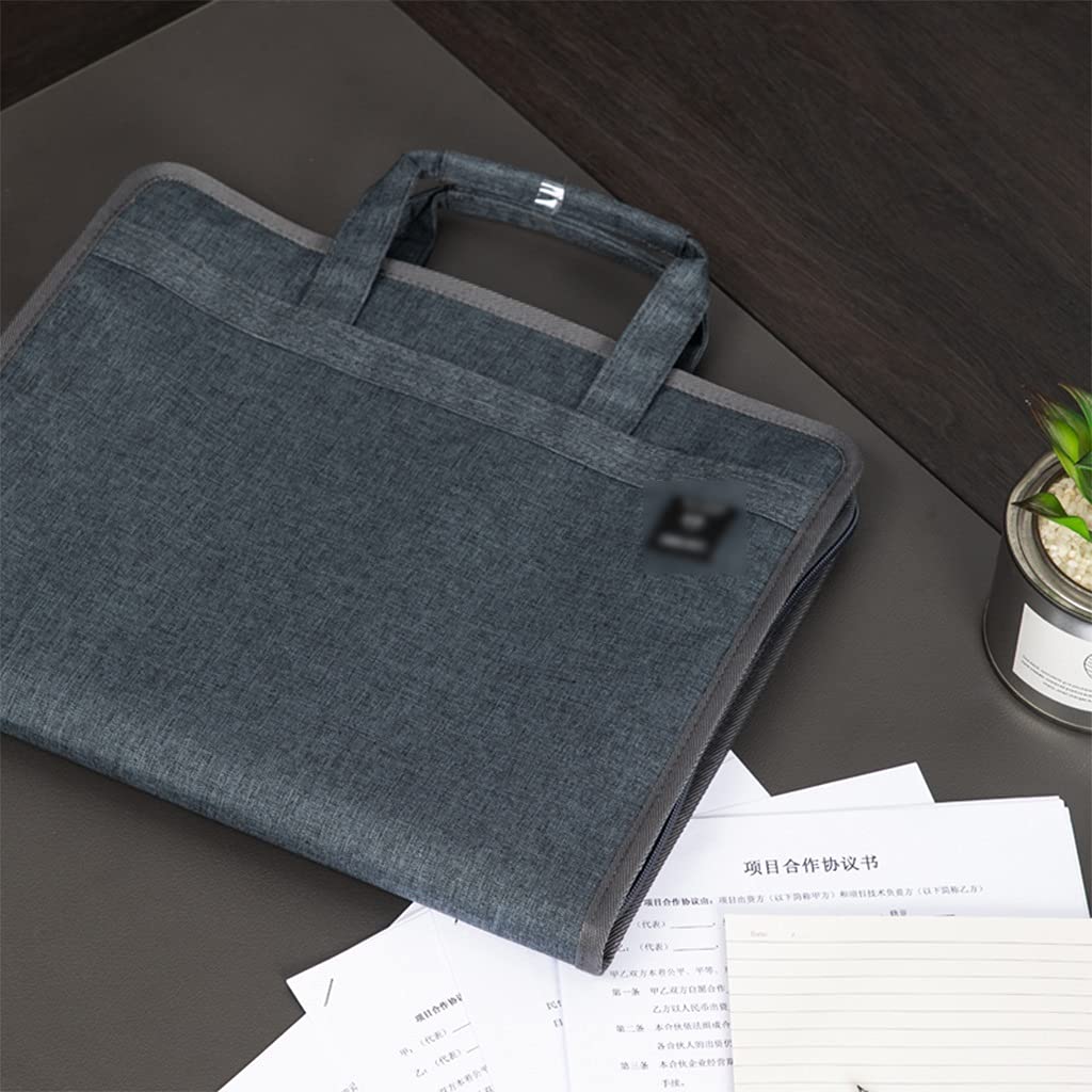 Portadocumenti Impermeabile, Portadocumenti in Plastica, Borsa da Viaggio per Ufficio A Casa, Portadocumenti Resistente all'Acqua con 13 Tasche A4 per Documenti Importanti, Documenti Legali