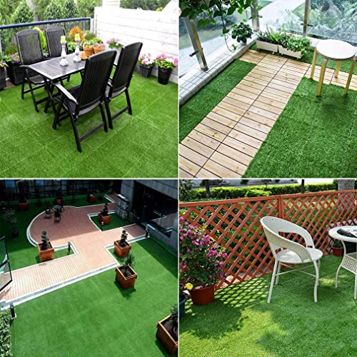 Cg&Kygg Artificial Grass Soft Faux Grass Decor, 12"X12" Turf Grass Comfortable Fake Grass For Garden Lawn Patio (1 Pack) #TOP5