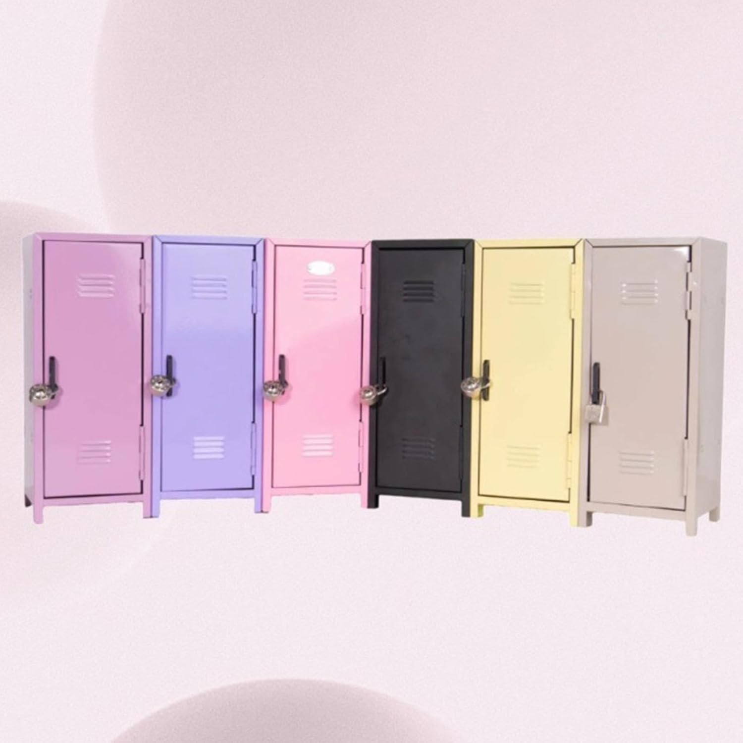 Mini Locker Multi Functional Decorative Girls Lockbox for Jewelry Keys Cards Violet|Furniture|Cabinets & Cupboards