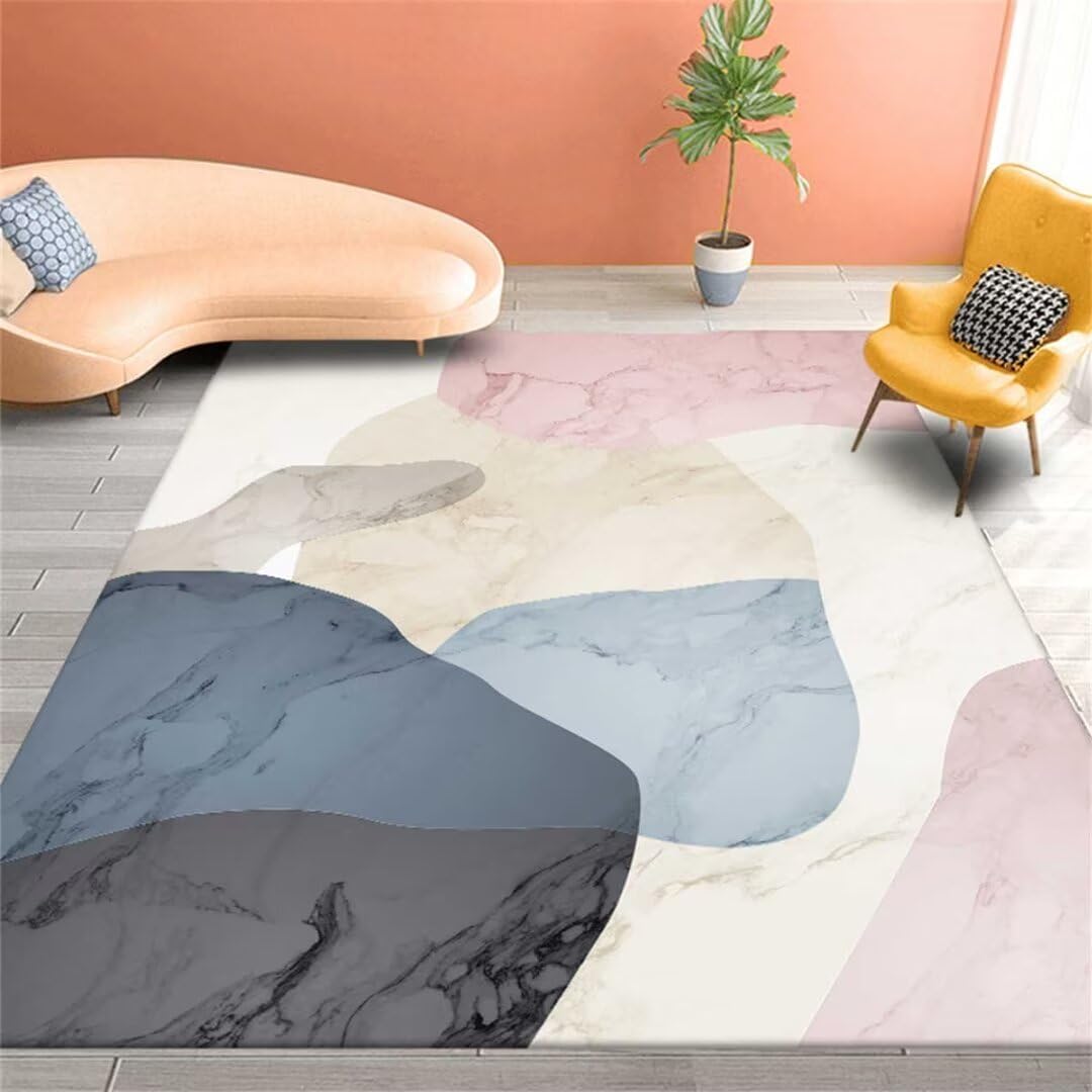 Tapis de salon facile à nettoyer et personnalisable pour animaux domestiques