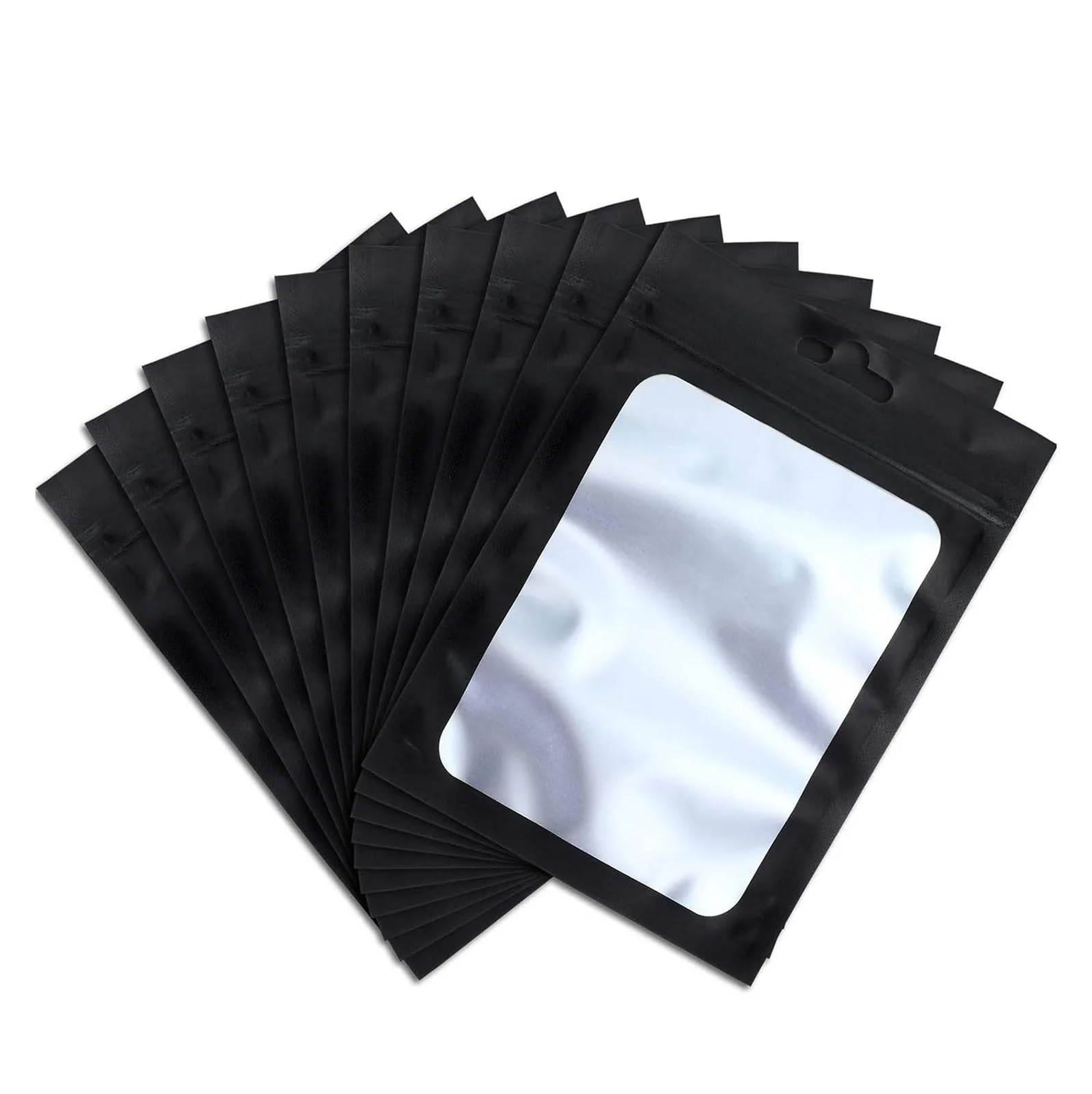 300PCS Colorful Mylar Bags Resealable Ziplock For Jewelry