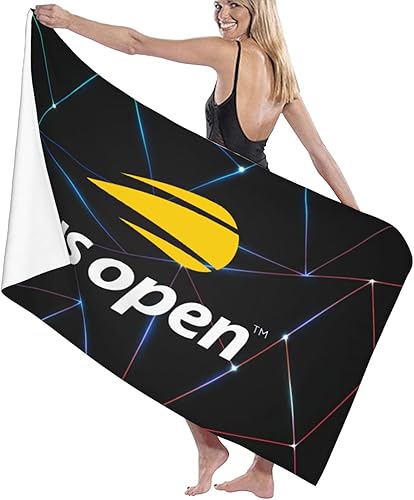 Miniatura 9 de Lujzwop Us Open Tennis 2023 - Toalla de playa de gran tamaño, toalla de playa de microfibra de secado rápido para hombres y mujeres