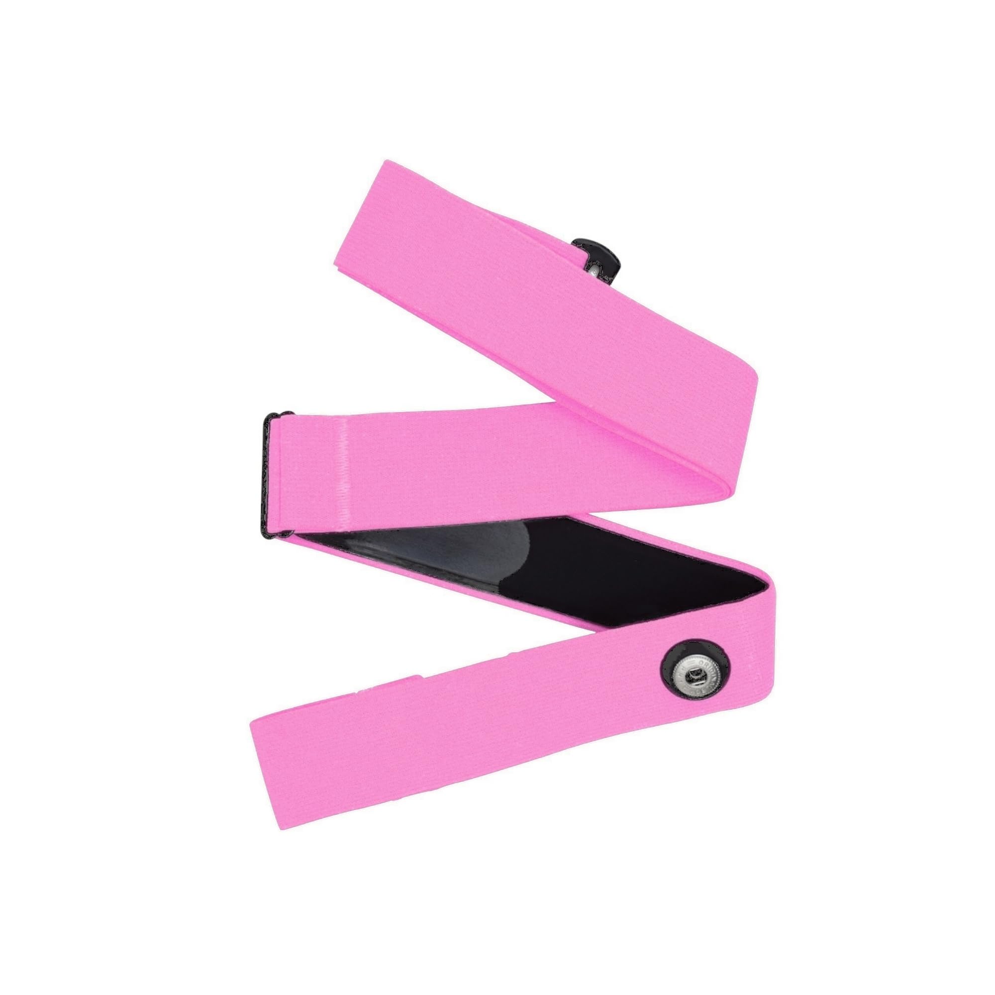 Generic Heart Rate Monitor Chest Strap Replacement Compatible with Polar H10 H9 H7, Wahoo Tickr, ALATECH, Suunto, Garmin Dual (Pink), Average