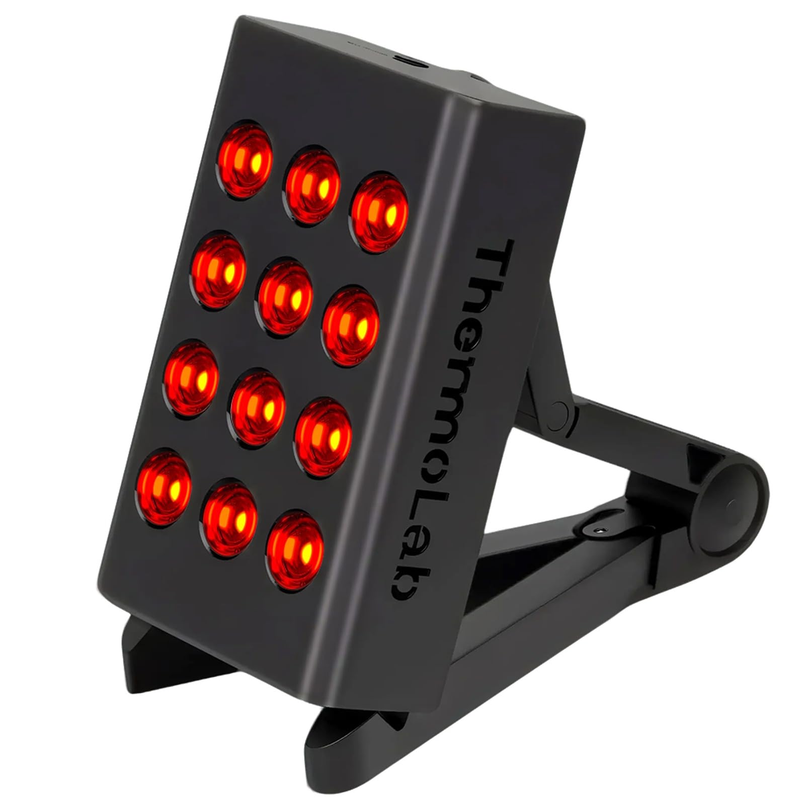 ThermoLab Lampada per terapia a luce rossa, pannello LED ricaricabile portatile con luce da 660 nm e 850 nm per benessere, relax ed energia, terapia a infrarossi compatta per casa e viaggi - Aura Pro