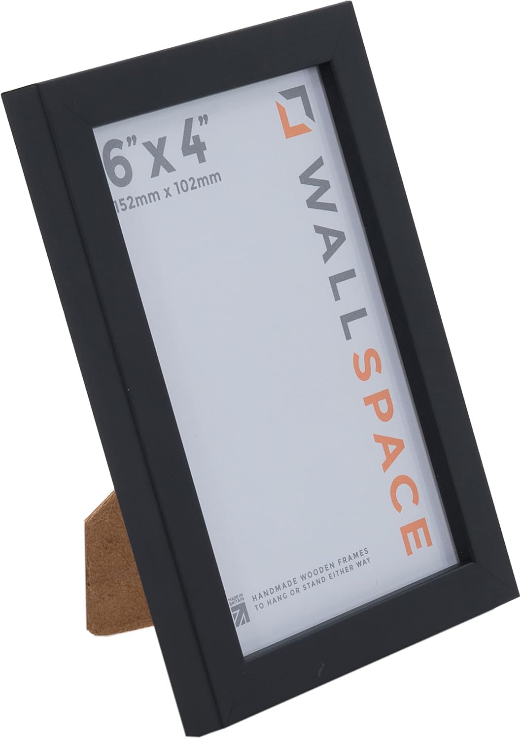 Wall Space Thin 6x4 Black Frame Thin Black Picture Frame 6 x 4 inch 4x6 Black Frame 4x6