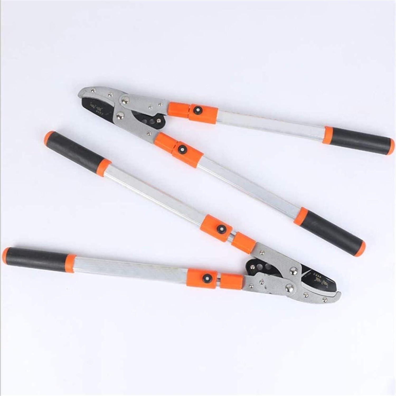 Handheld Extendable Garden Shears Telescopic Anvil Lopper Fruit Tree Pruning Shears Strong Scissors Thick Branches Cut Flowers Lightweight and Labor-Saving Gardening Shears