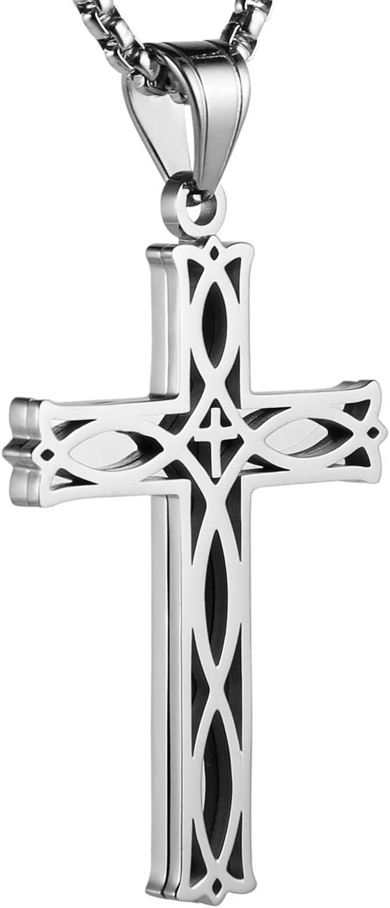 Infinity Celtic Cross Irish Knot Pendant