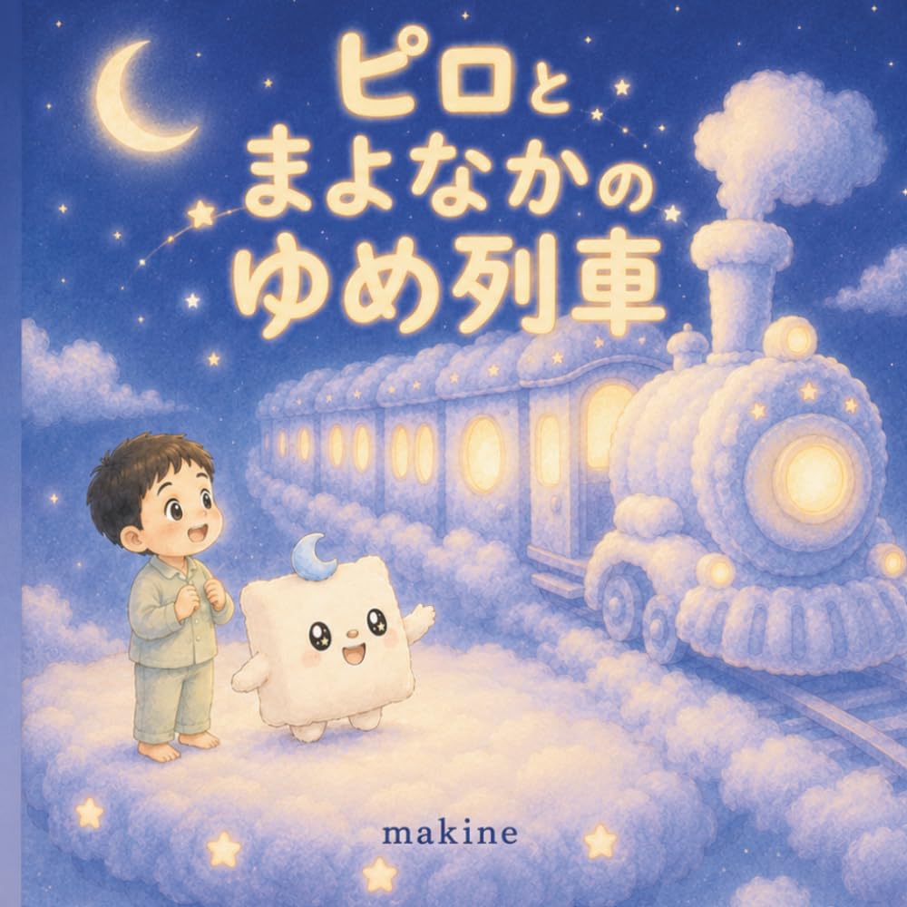 ピロとまよなかのゆめ列車: おやすみまえの よみきかせ えほん (まくら星人ピロ)