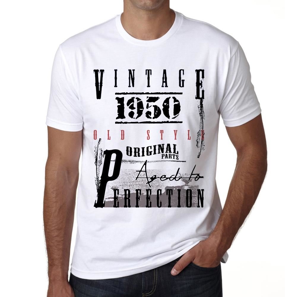 Men's Graphic T-Shirt Original Parts Aged to Perfection 1950