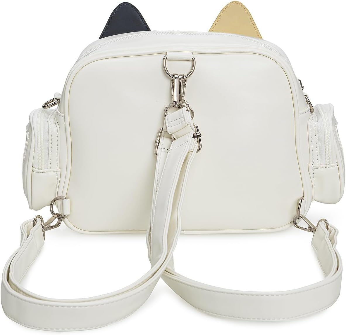 Kawaii Ita Bag Crossbody Bag Cute White Cat Backpack Girls Shoulder Bags Pin Display with Insert - Image 3